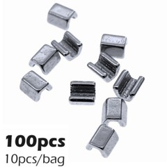 Dental Orthodontic Crimpable Hooks Stops Open Metal Stop for Arch Wire Bracket