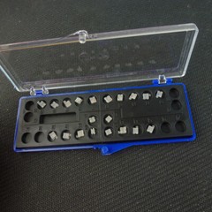 ROTH 022 Dental Ceramic Brackets Orthodontic Clear Braces 3/345 with Hooks 5Pack