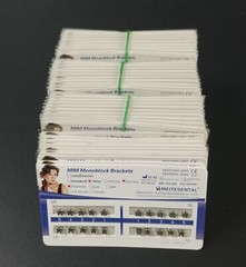 10Sets Dental Orthodontics MIM Monoblock Brackets Mini Edgewise 022 no hooks