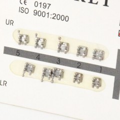 Dental Orthodontic Bracket Brace MIM Monoblock Ultrathin Edgewise 022 345 Hook