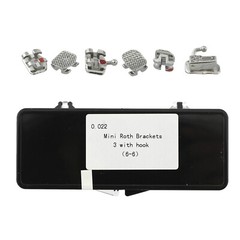 10 Set Orthodontic Brackets MIM Dental Braces 1st Molar Tube Roth 022 3 4 5 6-6