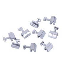 Dental Stainless Steel Orthodontic Crimpable Arch Hooks Long/Medium/Short Tube
