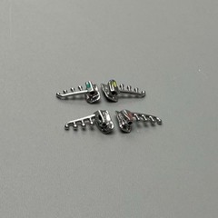 Dental Orthodontic Bondable Tube Molar Roth MBT lst 022 AUX Hole Multifunctional