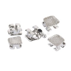 20PCS AZDENT Dental Orthodontic Bracket Brace Metal Standard MBT Slot.022 Hook 3
