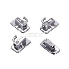 Dental Orthodontic Self Ligating Brackets Roth.022 Hook 345 Mesh Base/Monoblock