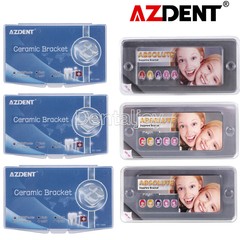 Dental Ortho Monocrystalline Sapphire Brackets /Ceramic Braces Roth MBT 022 /018