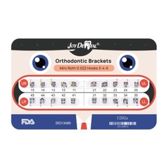 Dental Orthodontic Brackets Braces Monoblock Mini Roth/MBT .022″ Hooks 3 4 5