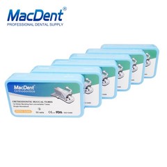 50Sets/pack Dental Orthodontic Buccal Tube 1st 2nd Molar Tube Roth MBT 022/018