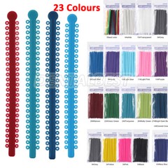 1000pcs Dental Orthodontic Ligature Ties Elastic Rubber Bands for Brackets Brace