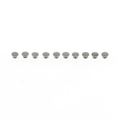 100 Pcs Dental Metal Orthodontic Lingual Button Bondable Round Mesh Base