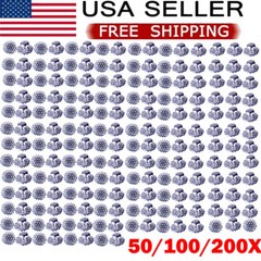 50/100/200Pack For Denal Ortho TOMY Round Perforated Hollow Lingual Buttons USA