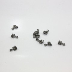 1 Pack 10 Pcs Dental Orthodontic Crimpable Hooks Short Type Stainless Steel