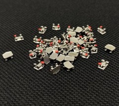 Mini Roth Slot 022 345 hooks Dental Orthodontic Brackets metal Braces*100pcs