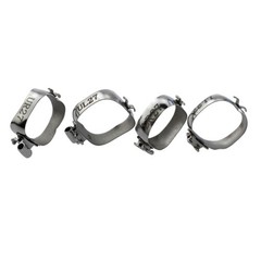 GAC Orthodontic Molar Bands MBT Lingual Cleat Convertible Double Tubes 85 Set