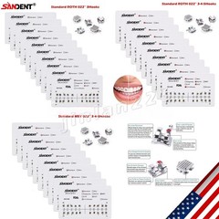 10 Bolsas Arcos de Ortodoncia Dental Redondos Niti Arco Alambre Wires
