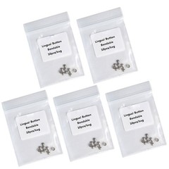 AZDENT Dental Orthodontic Round Lingual Button Bondable Type 10Pcs/Kit