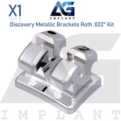 Discovery Metallic Brackets Roth .022″ Slot Kit Braces Orthodontic Dental