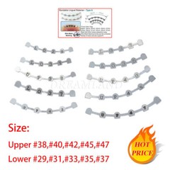 10Pcs/Pack Dental Orthodontic Lingual Retainer Bonding Splits With Mark Base