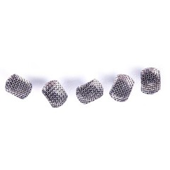 Dental High Quality Stainless Steel Lingual Button Bondable Elliptical Mesh Base