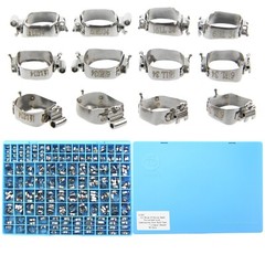 3M Type 85Sets Dental Orthodontic Molar Band Roth 022 Double Lingual Sheath Conv