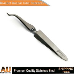 Dental Bracket Buccal Tube Tweezers Direct Bond Brackets Placing Holding Forceps