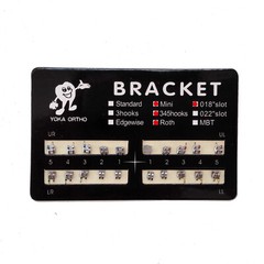 YOKA Dental Ortho Metal Brackets Braces Mini/Standard Roth/MBT 022/018 3/345 H