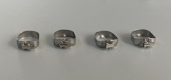 20Pcs Dental Ortho Roth/MBT 022 1st Molar Buccal Tubes Prewelded Bands 29-44+