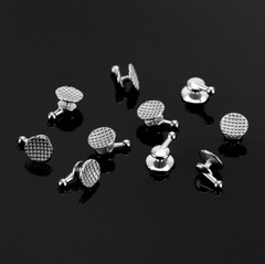 Dental Orthodontics MIM Bondable Lingual Buttons with Hook Round Mesh Base