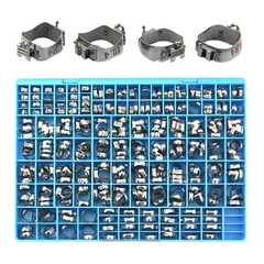 85Kit GAC Orthodontic Molar Bands Buccal Tube 1st Molar MBT 022 Lingual Sheath