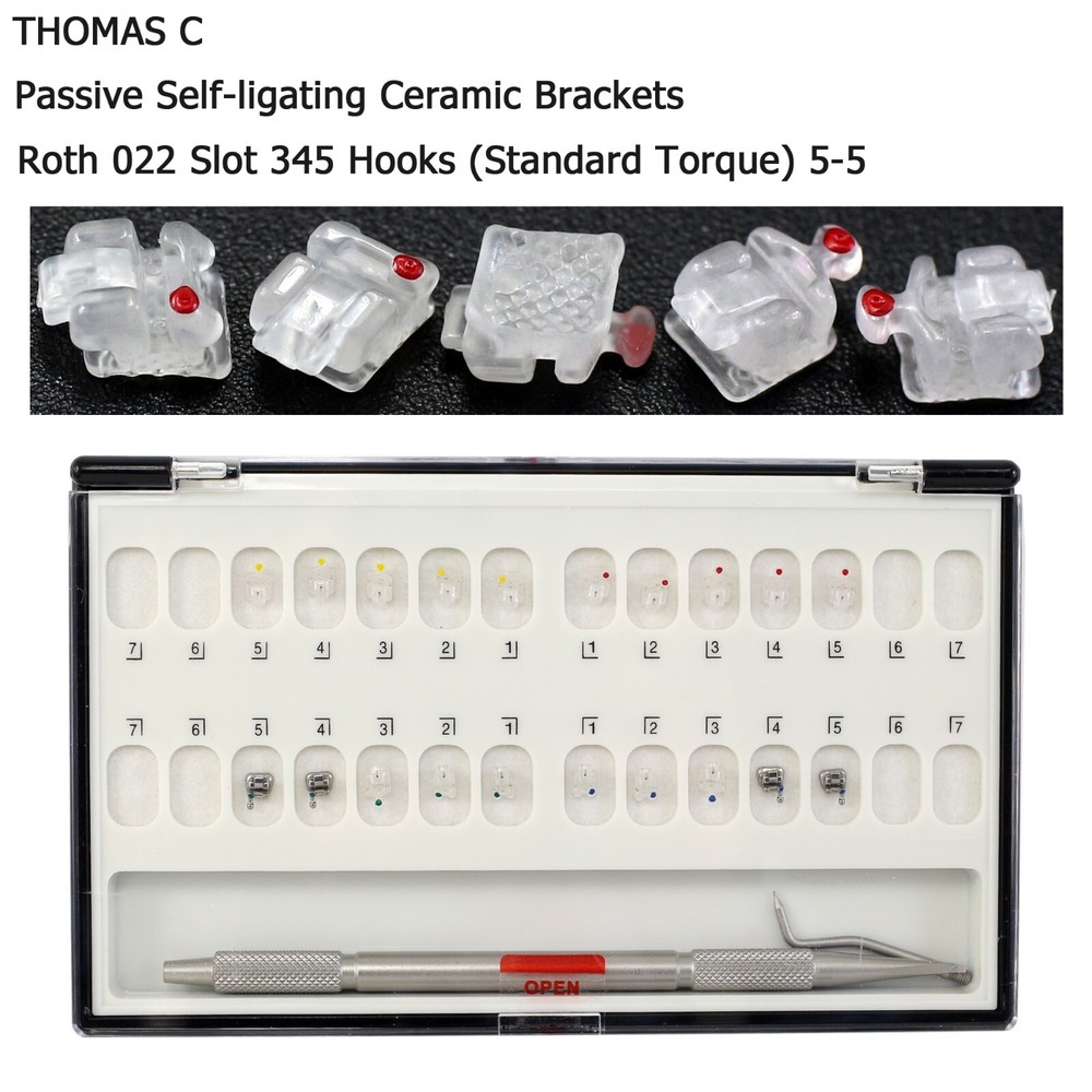 Ormco Damon Dental Roth Orthodontic Brackets Self Ligating Braces Ceramic Metal