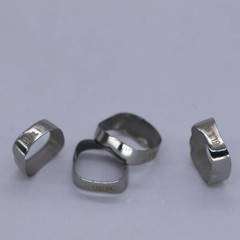 Dental orthodontic 12# 1st molar plain bands Dentaurum Size 4pcs/pack