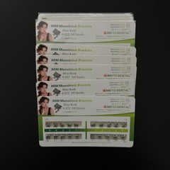 5 Sets Dental Orthodontic Metal Brackets MIM Monoblock Mini Roth 022 345 hooks