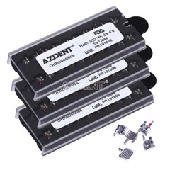 AZDENT Dental Orthodontics MIM Metal Brackets Braces Mini Roth MBT 022 AZDENT