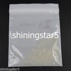 CLEAR X-HEAVY 6.5 OZ ORTHODONTIC ELASTIC BRACES DENTAL RUBBER BANDS 1/4 5/16 3/8