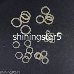 CLEAR X-HEAVY 6.5 OZ ORTHODONTIC ELASTIC BRACES DENTAL RUBBER BANDS 1/4 5/16 3/8