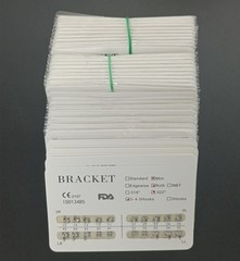 100 Sets Dental Orthodontic Metal Brackets MIM Monoblock Mini Roth 022 345 hooks