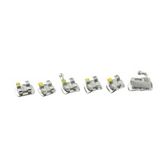 10X Dental Orthodontic Metal Brackets Mini MBT 022 345 1st Molar Buccal Tube 6-6