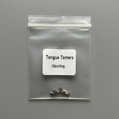 100 Pcs Dental Orthodontics Tongue Tamers Mini Spur Educador Lingual Mesh Base