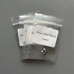 50pcs Dental Orthodontic Lingual Buttons Direct Bond Eyelets Round