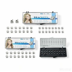 Dental Orthodontic Self Ligating Braces Bracket Mini Roth.022 Hooks 345
