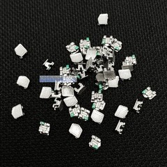 100 Pcs Dental Orthodontic Metal Brackets Mini Roth 022 345 Hooks Braces In Bulk