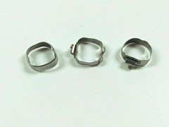 4Pcs/Pack Dental Orthodontic 1st Plain Molar Bands #29-44+ Buccal Tubes