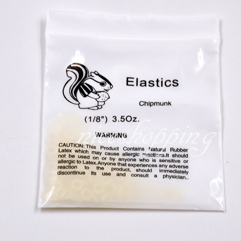 1 Pack Dental Rubber Bands Braces Latex Orthodontic Elastic 3.5 Oz 1/8″ (3.2mm)