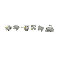 Dental Orthodontic Bracket Braces Mini Metal Buccal Tube 6-6 MBT Roth 022 3/345H