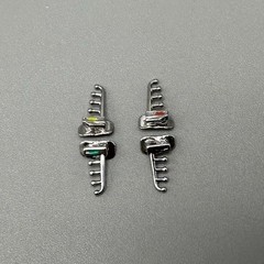 Dental Orthodontic Bondable Tube Molar Roth MBT lst 022 AUX Hole Multifunctional