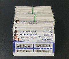 100Sets Dental Orthodontics MIM Monoblock Brackets Mini Edgewise 022 no hooks