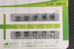 100Sets Dental Orthodontic Brackets Mini Roth/MBT/Edgewise 022/018 345/no Hooks