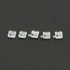 STAR ABSOLUTE Orthodontic Sapphire Brackets Clear Monocystalline Braces Roth MBT