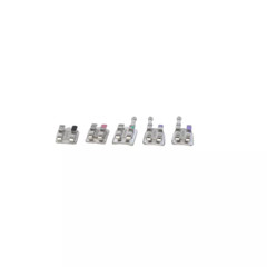 Dental Orthodontic Mini Brackets Metal Braces Roth MBT 022 345 Hooks MIM 5-5