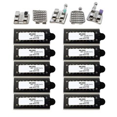 Orthodontic Brackets Braces OC orthodoncia MIM MBT 018 345 Hooks 5-5 10 Kits
